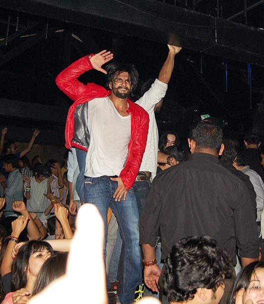 Ranveer Singh Parties at Tryst, Mumbai