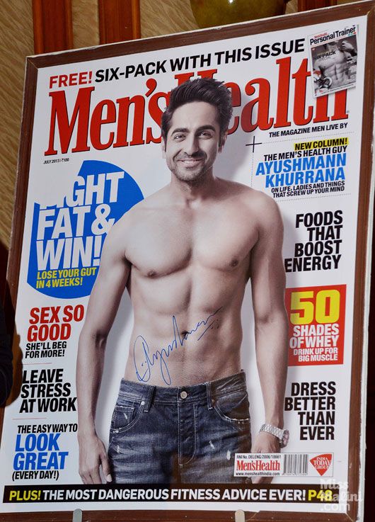 Ayushmann Khurrana on the cover of Men's Health