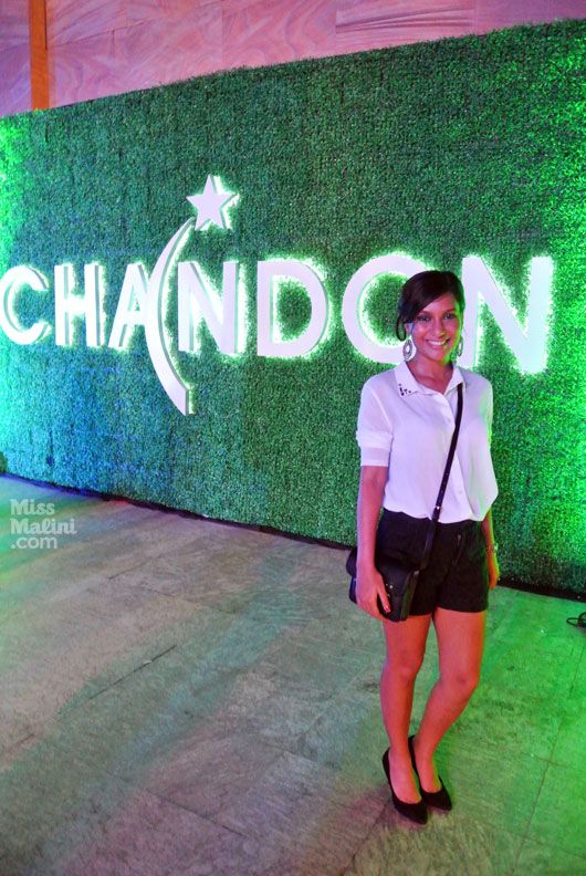 MissMalini at the Chandon launch