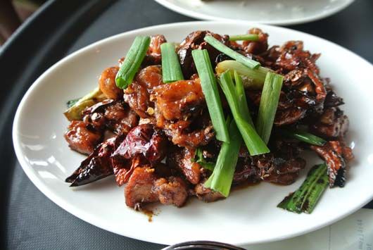 Crispy Boneless Chicken with Dried Chilli and Sichuan Spicy Chilli Bean Paste