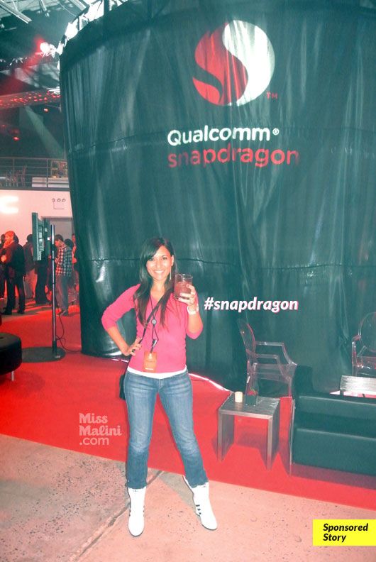 MissMalini at the Qualcomm Snapdragon Party, NYC