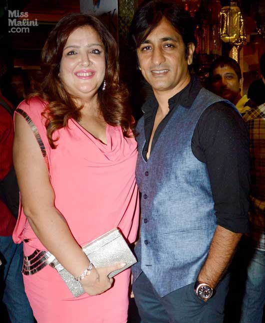 Sunaina Roshan with Rajev Paul