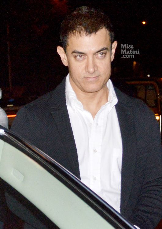 Aamir Khan outside of Royalty on December 13, 2012