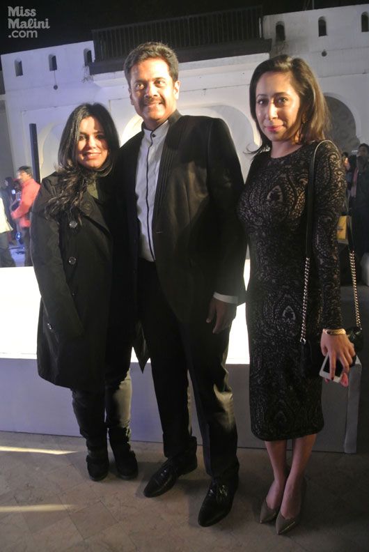 Aprana Bahl, Vasanth Kumar and Nandini Bhalla at the Max Fashion Icon Hunt 2014