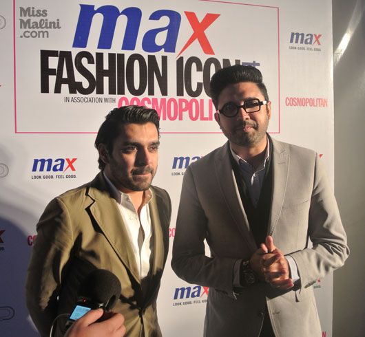Shivan & Narresh at the Max Fashion Icon Hunt 2014