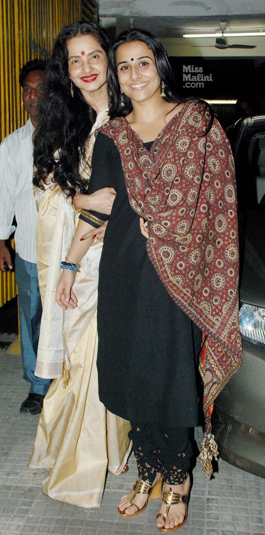 Rekha and Vidya Balan