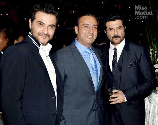 Sanjay & Anil Kapoor with Gulshan Grover
