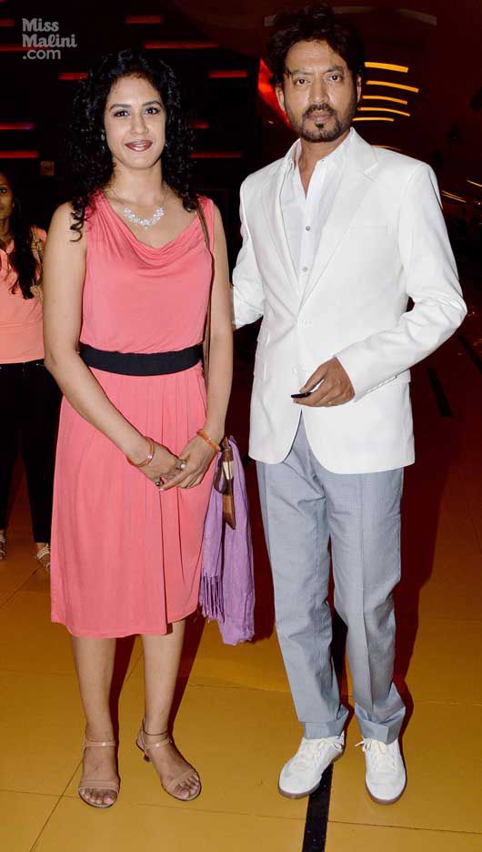 Sree Swara Dubey with Irfan Khan