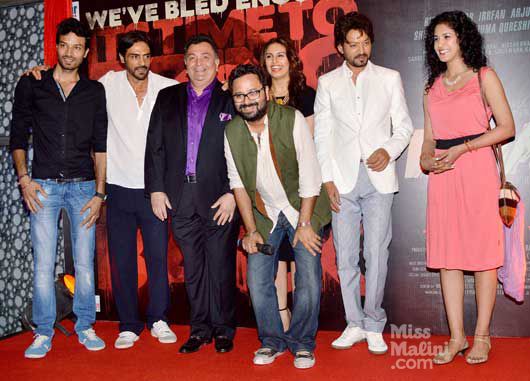 Sree Swara Dubey with the cast of D-Day