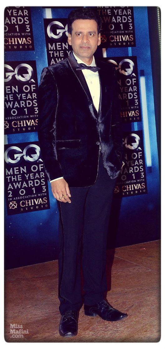 Manoj Bajpayee at the 2013 GQ Men of the Year Awards (Photo courtesy | Yogen Shah)