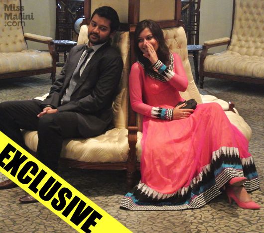 Nowshad and MissMalini at Taj Falaknuma