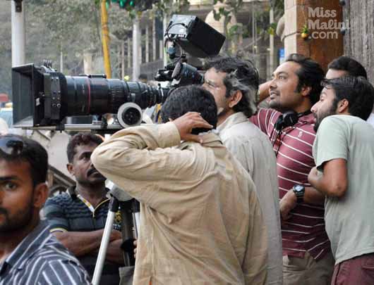 Anurag Kashyap shoots on the streets of Mumbai