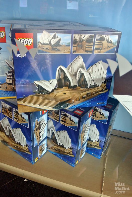 Sydney Opera House made of LEGO