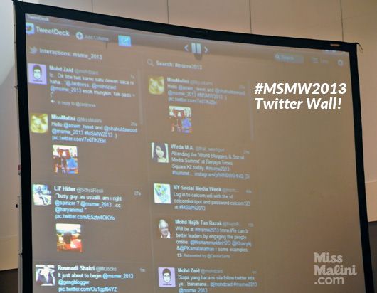 MSMW Twitter Wall