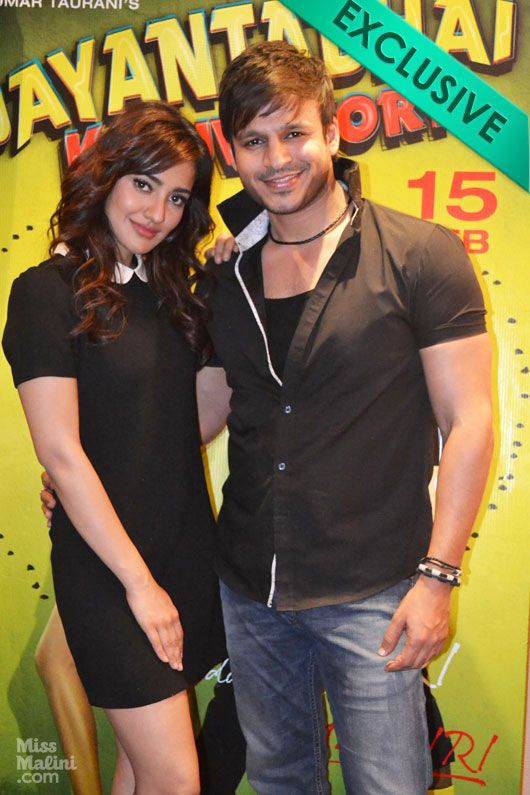 Neha Sharma and Vivek Oberoi