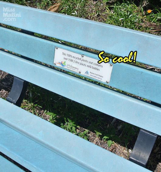 recycled bench
