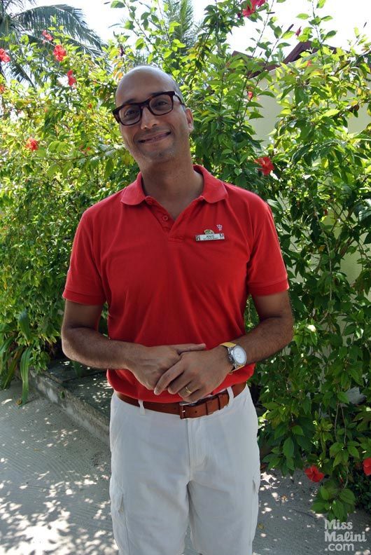 Our GO & Hotel Services Manager, Anis, Club Med Kani