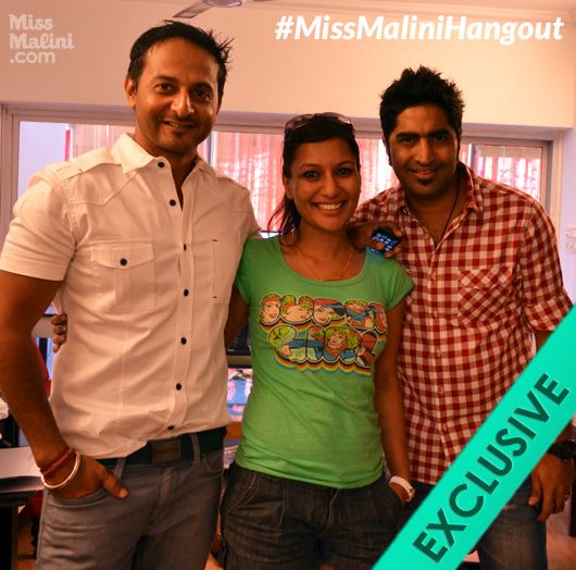 Nikhil Chinapa and Hermit Sethi, MissMalini Hangout