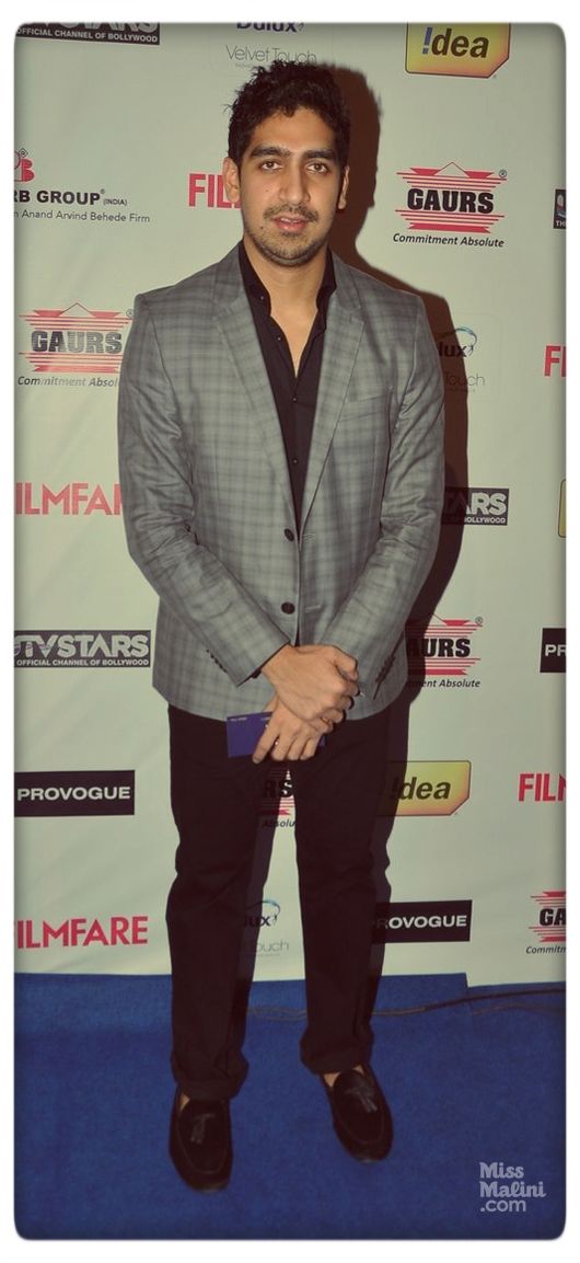 Ayan Mukerji in Hugo Boss at the nomination party for the 59th Filmfare Awards