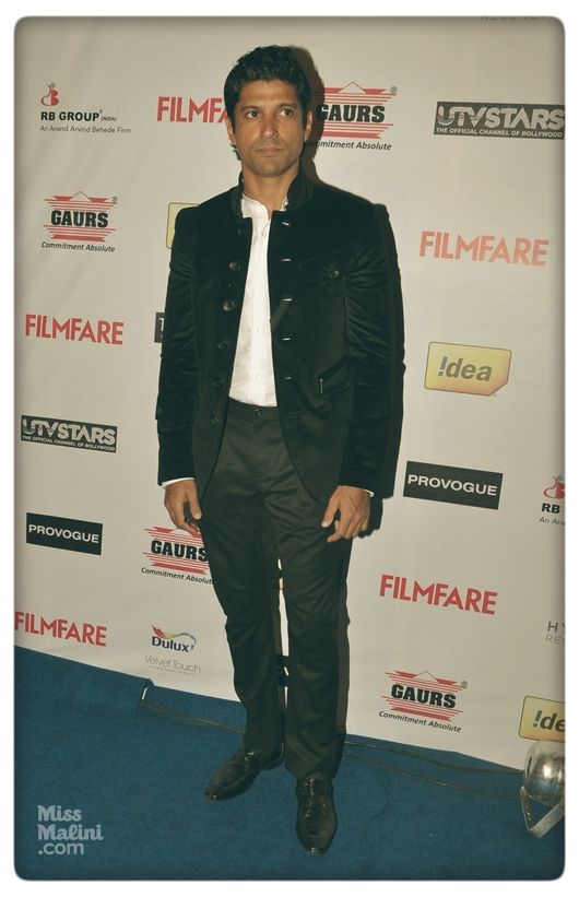 Farhan Akhtar at the nomination party for the 59th Filmfare Awards