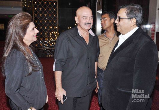 Subhash Ghai with Pinky and Rakesh Roshan
