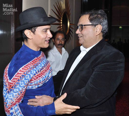 Subhash Ghai with Aamir Khan
