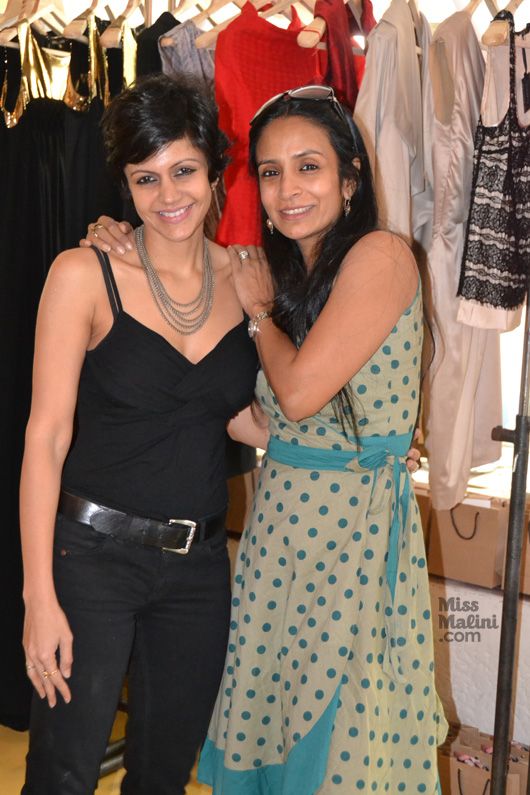 Mandira Bedi and Suchitra Pillai at Junelia Aguiar's Pret Fête at Olive TGIT POP