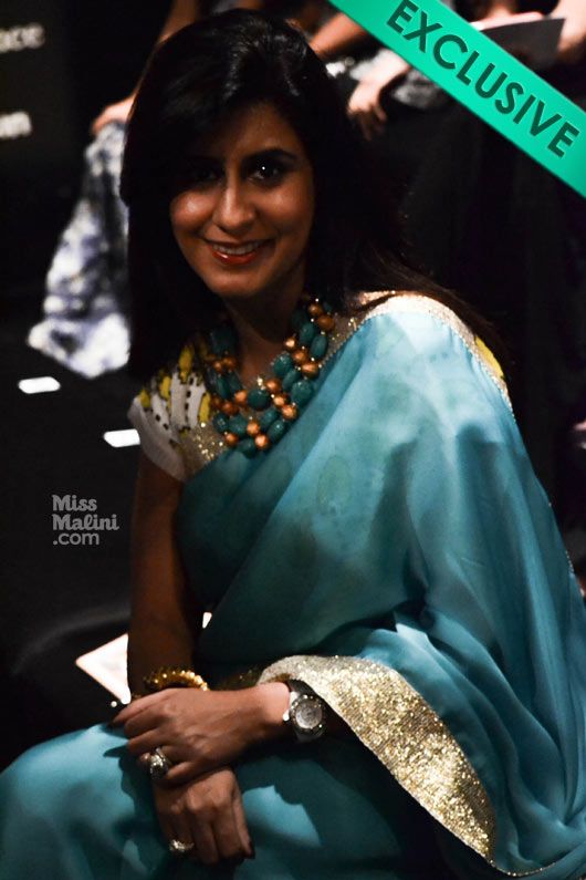Sujata at Naeem Khan at Lakmé Fashion Week