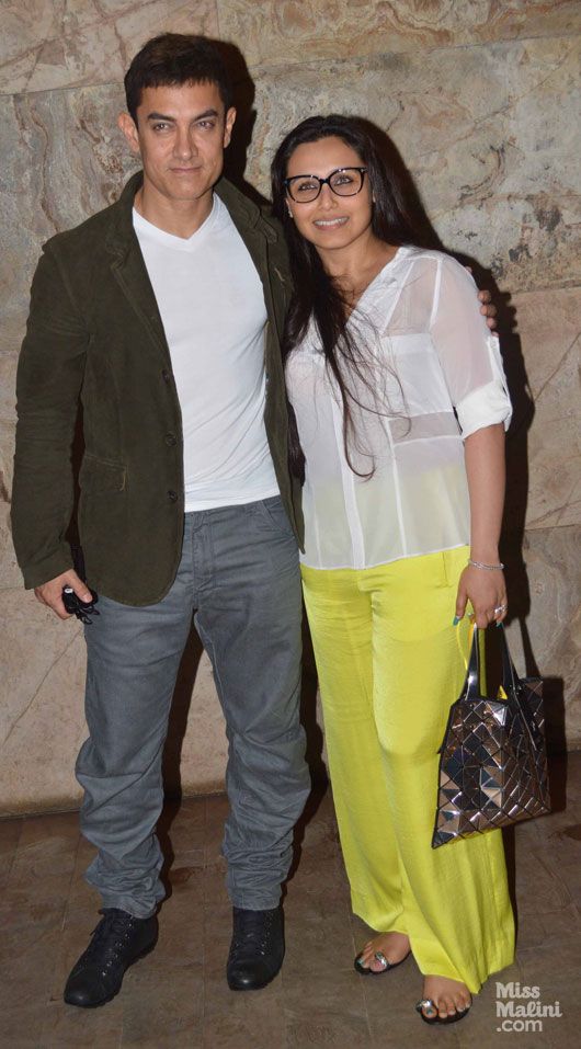 Rani Mukherjee with Aamir Khan