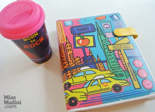 Filofax and Sippy cup