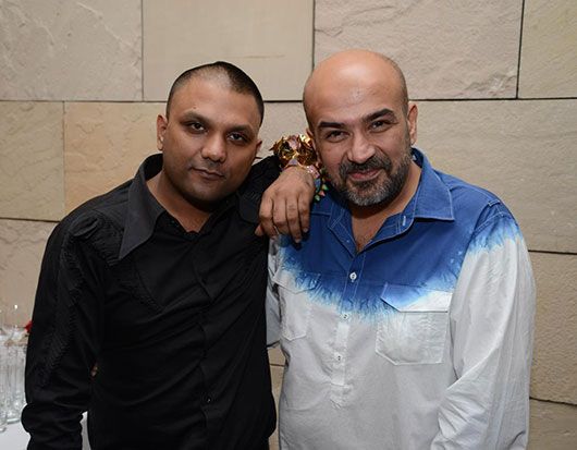 Designer Gaurav Gupta with Gautam Kalra