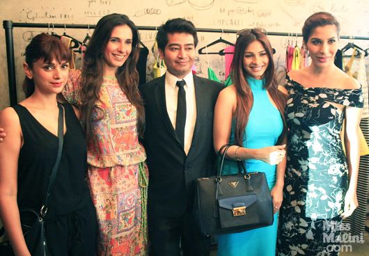 Celebrities Wear Works of Art at Harsh Gupta’s Summer 2014 Fashion Preview