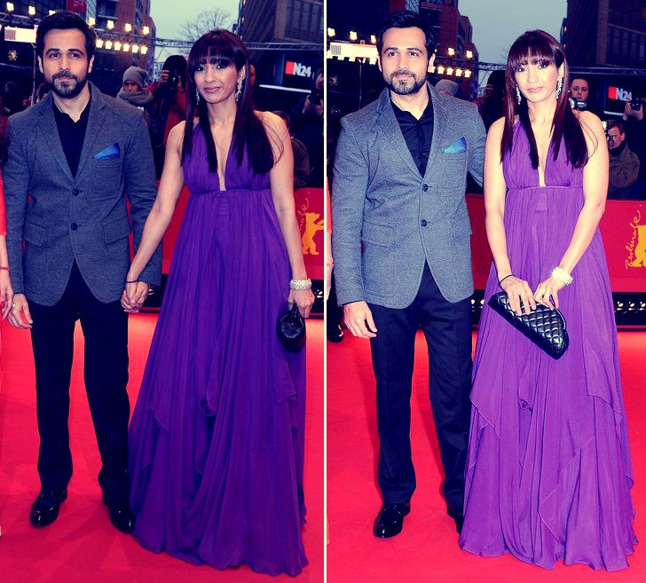Emraan Hashmi & Parveen Shahani at the the 'An Episode in the Life of an Iron Picker' Premiere during the 63rd Berlinale International Film Festival  on February 13, 2013 (Photo courtesy | Getty Images)