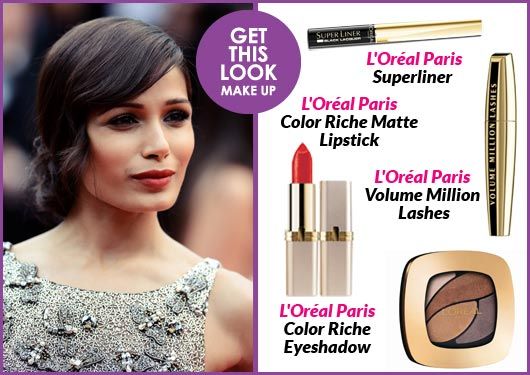 Get This Look Make-Up: Freida Pinto’s Red Lips