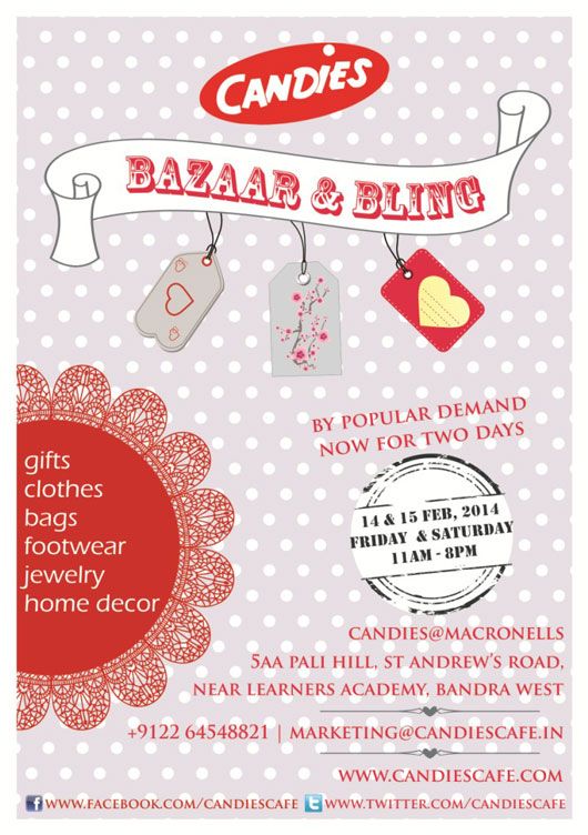 Shop for V-Day Goodies at Candies’ Bazaar &#038; Bling