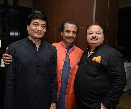 Founders of Amrapali, Rajesh Ajmer and Rajiv Arora with Sanjeev Bali