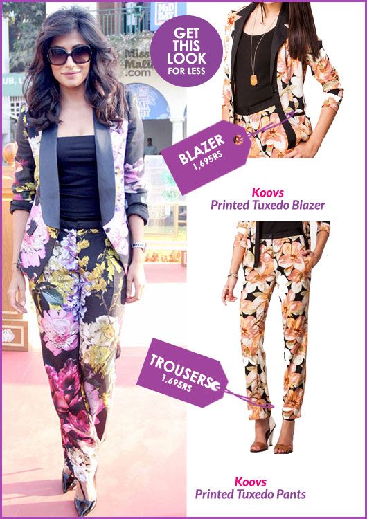 Get This Look for Less: Chitrangda’s Floral Suit