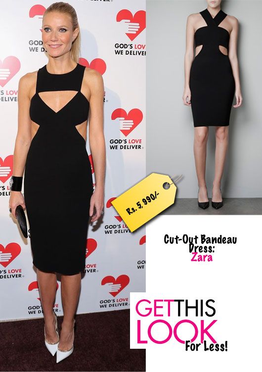 Get This Look for Less: Gwyneth Paltrow’s Cut-Out Dress