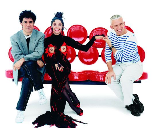 Pedro Almodovar, Victoria Abril, Jean Paul Gaultier