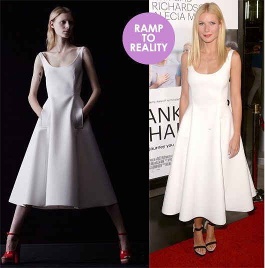 Ramp to Reality: Gwyneth Paltrow in Lanvin