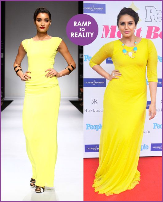 Ramp to Reality: Huma Qureshi Spreads Sunshine in Arpan Vohra