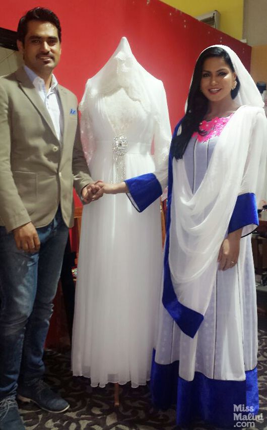 Asad Khan Khattak and Veena Malik