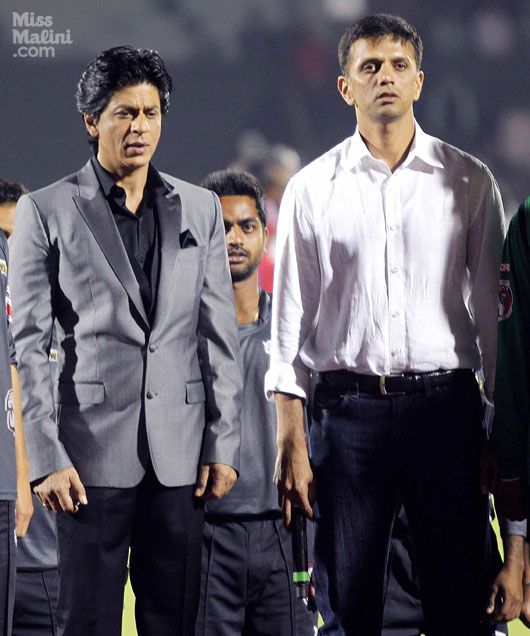 Shah Rukh Khan & Rahul Dravid