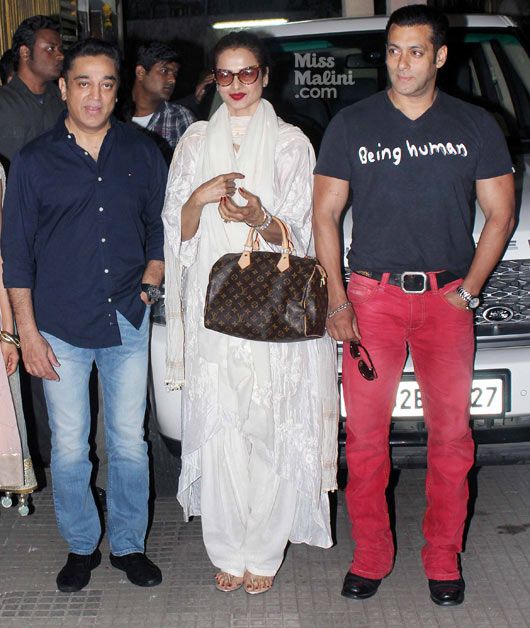 Kamal Hassan, Rekha and Salman Khan