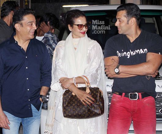 Kamal Hassan, Rekha and Salman Khan