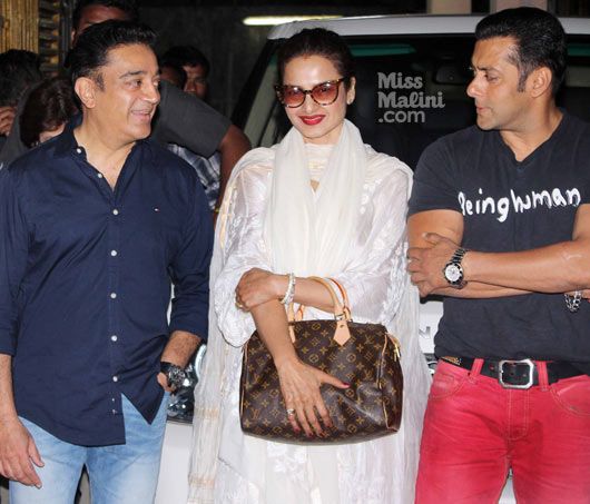 Kamal Hassan, Rekha and Salman Khan