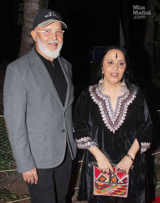 Ila Arun with her husband