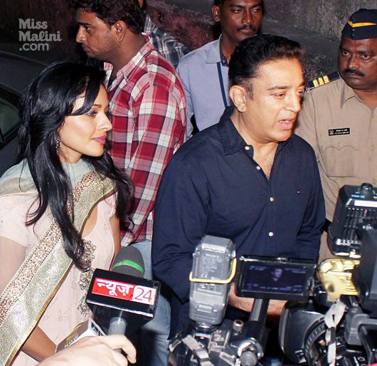 Pooja Kumar and Kamal Hassan