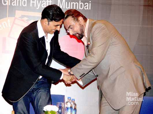 Akshay Kumar & Kabir Bedi at Fusion 2013