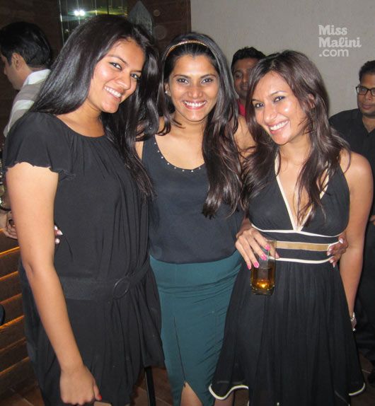 Palkan Bandekar, Trishna Mathews and MissMalini